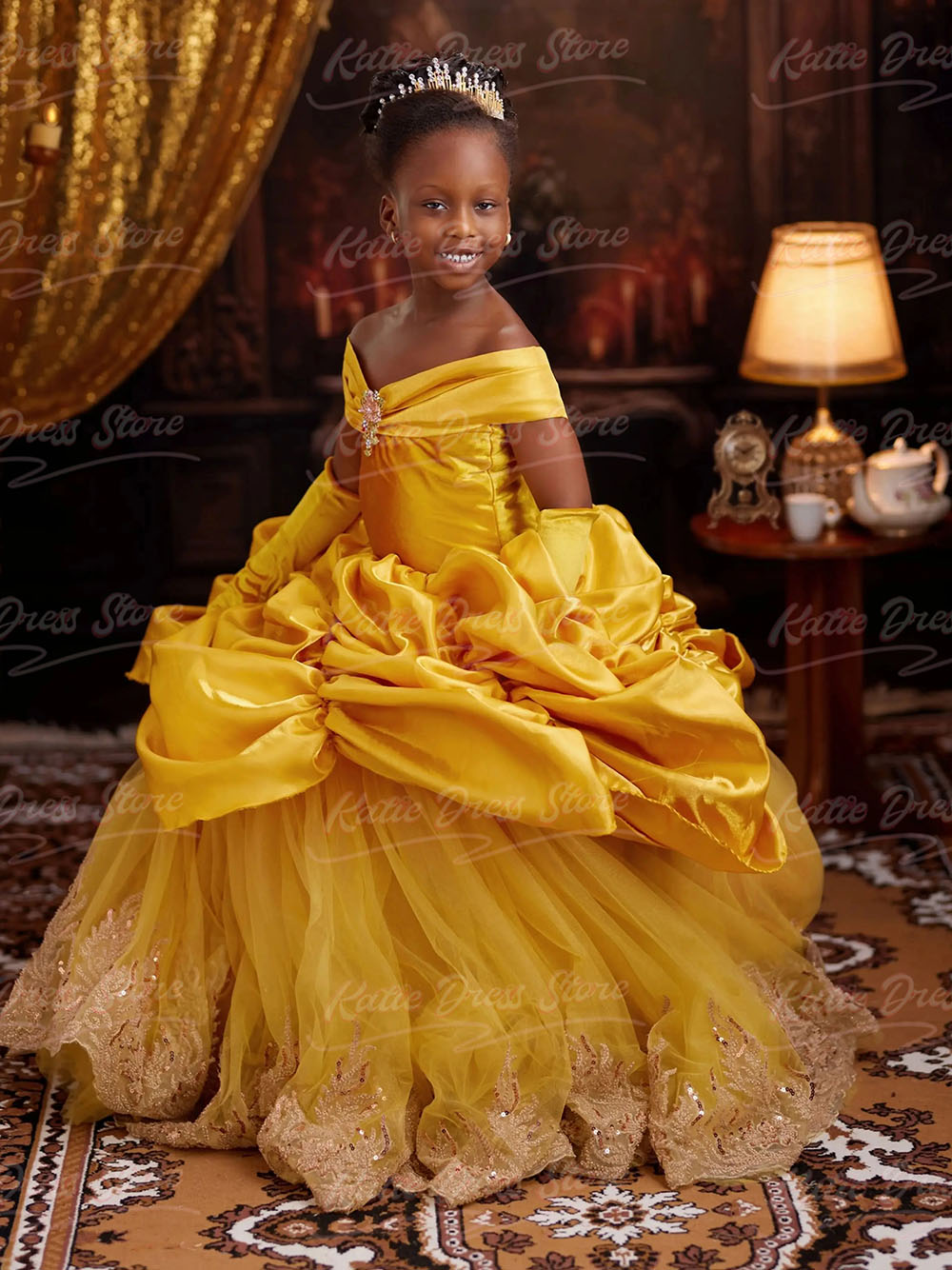 Индивидуально сшитое желтое пл – обзор и цена Embroidery Yellow Dress